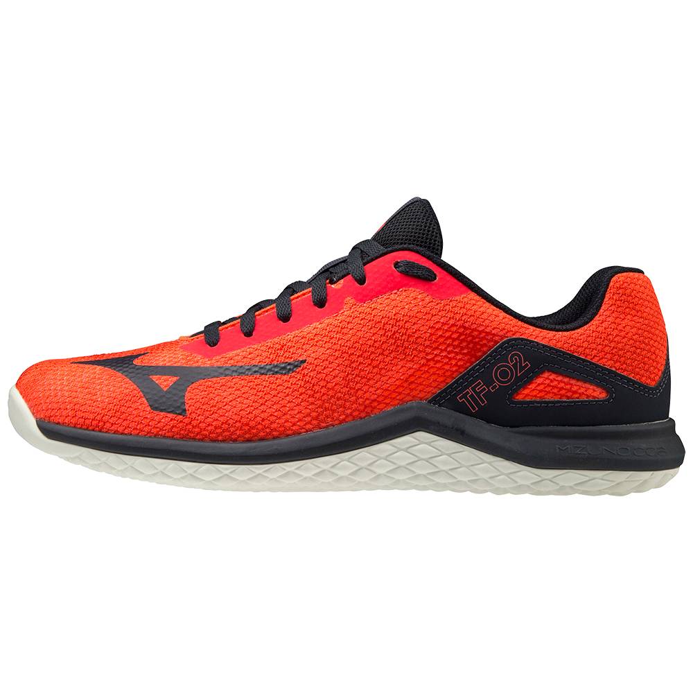 Mens Mizuno TF-02 Training Shoes Red/Black Philippines (YZWNIU216)